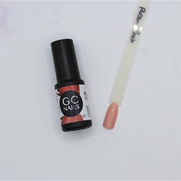 rubber gel gc nails peach