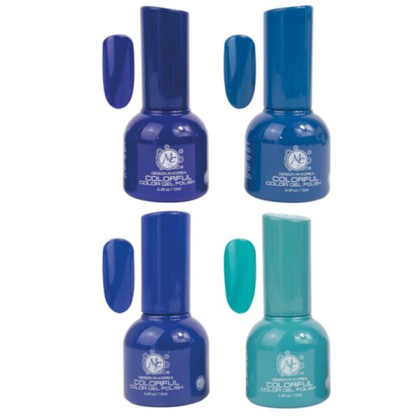 Colorful Collection Gel M Ocean Blue 4pz